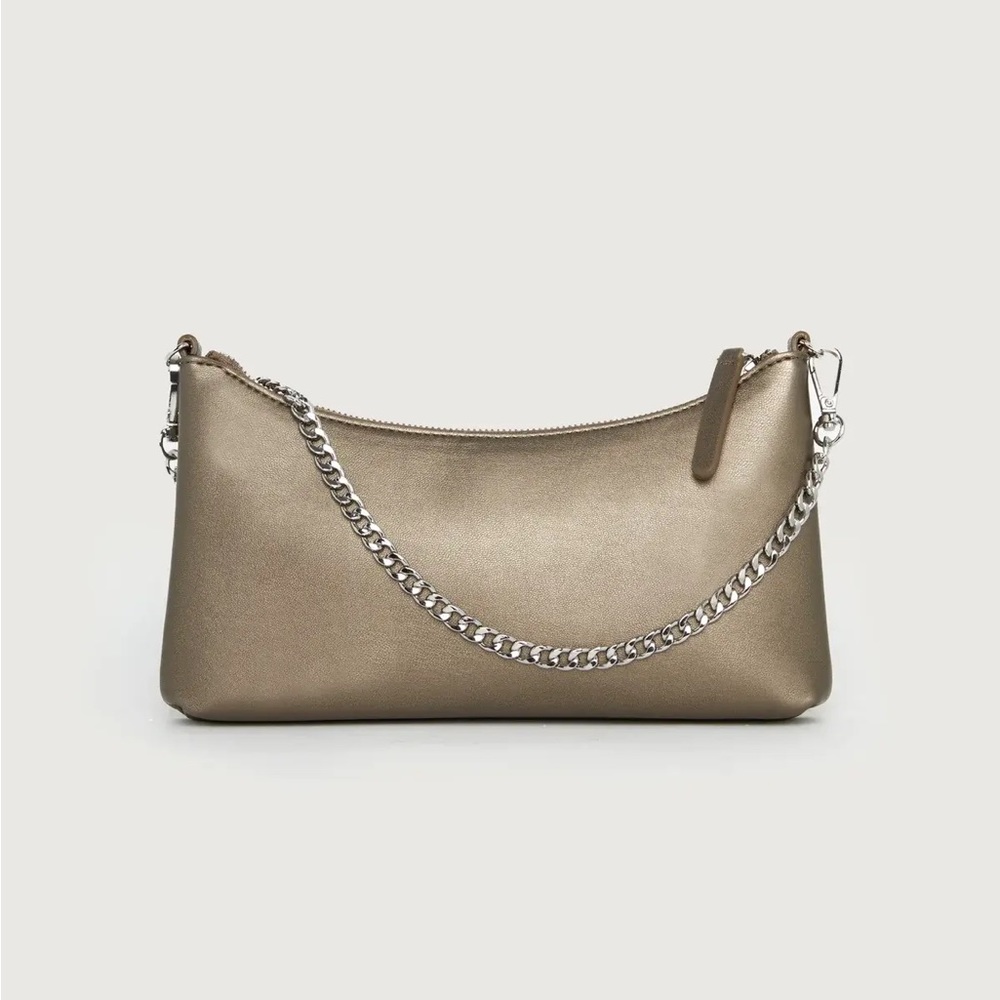 Mini Shoulder Bag w/ Chain